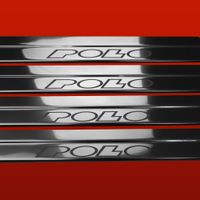 Listwa progowa VOLKSWAGEN POLO MK3 6N 6N2 Stal nierdzewna 304 połysk 4szt