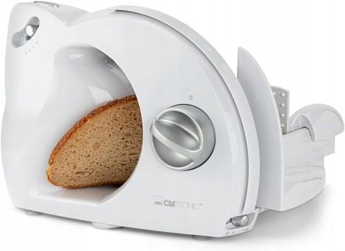 Mała KRAJALNICA do Chleba Wędlin Sera Składana ELEKTRYCZNA BIAŁA MOCNA na Arena.pl