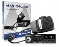 CB RADIO MIDLAN ALAN 100 PLUS AM FM 40 KANAŁÓW SQUELCH