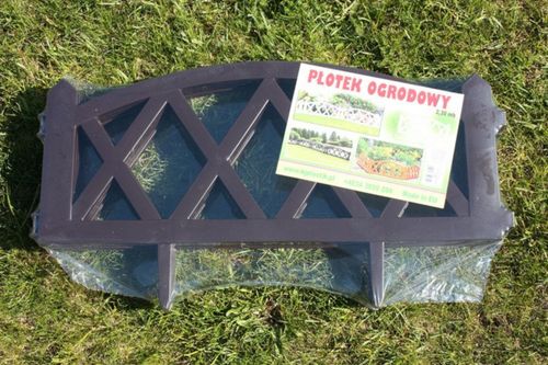 Płotek ogrodowy 2,3 mb brązowy na Arena.pl