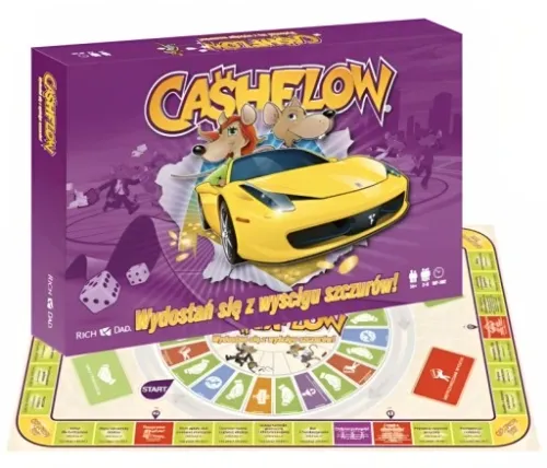 GRA CASHFLOW PLANSZOWA ROBERT KIYOSAKI FINANSE BIEDNY OJCIEC BOGATY OJCIEC na Arena.pl