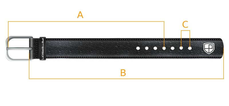 pasek szeroki ptn stu-01-95-3284 brown zdjęcie 8