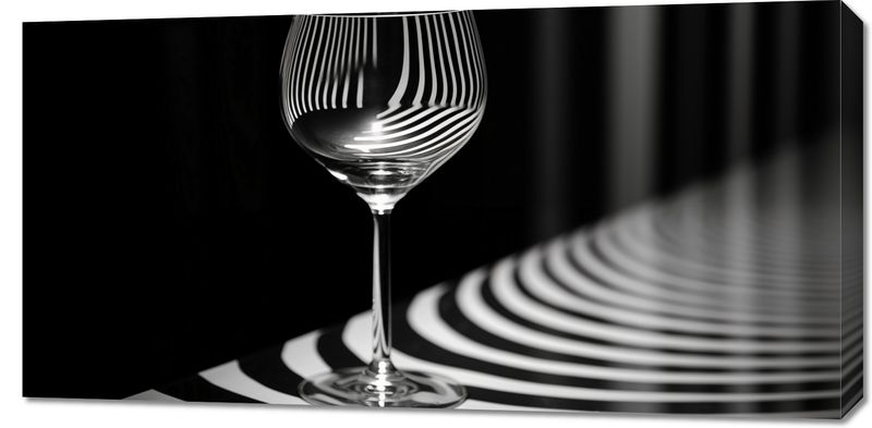Obraz 100x50cm Refleksje nad Szkłem zdjęcie 1