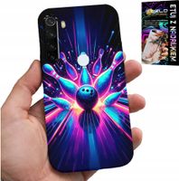 ETUI DO XIAOMI NOTE 8T - KRĘGLE BOWLING STRIKE POKROWIEC, PLECKI