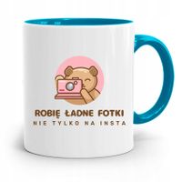 Kubek Błękitny Fotografa Jestem Fotografem Prezent Z Nadrukiem Ze Zdjęciem