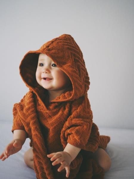 Filibabba Poncho Zigzag Rust zdjęcie 6