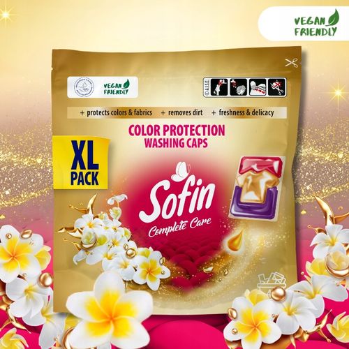 Sofin Kapsułki do Prania Kolorowych Tkanin Color Ochrona Kolorów XL 42szt na Arena.pl
