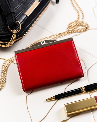 portfel damski skórzany rd-18-gcl-6097 red-multi2 na Arena.pl