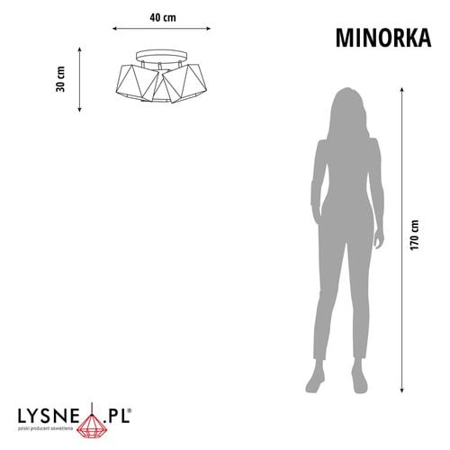 Plafon sufitowy MINORKA na Arena.pl
