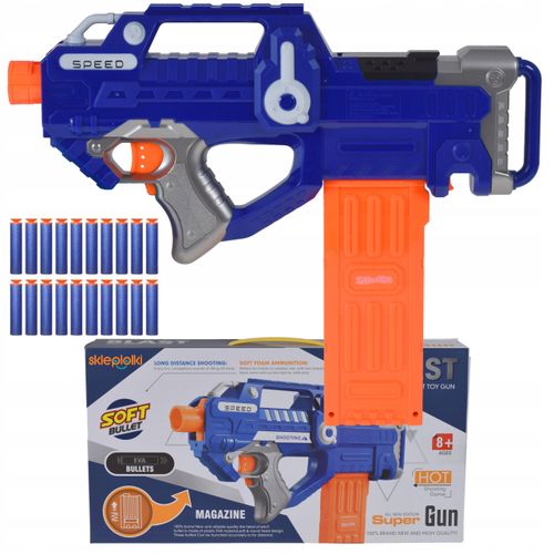 BEZPIECZNA WYRZUTNIA AUTOMATYCZNA KARABIN NA MIĘKKIE STRZAŁKI PIANKI ZABAWA na Arena.pl