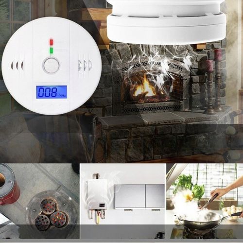 CZUJNIK CZADU TLENKU WĘGLA LCD DETEKTOR CO ALARM WYKRYWACZ BEZPRZEWODOWY na Arena.pl