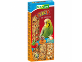 NESTOR Kolba 3 szt. ptaków papug papugi falistej z miodem jabłkiem muszlami