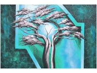 60X40CM DRZEWO O PÓŁNOCY OBRAZ