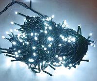 Lampki Choinkowe Białe Zimne Sznur 25M/500 Diod Led Światełka Flash