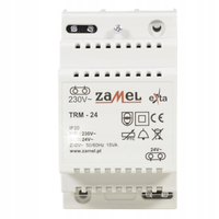 ZAMEL TRANSFORMATOR 230/24V AC 15VA TRM-24