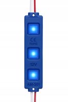 Moduł LED Niebieski SMD 12V Punktowy IP67 Wodoodporny 0,5W Energooszczędny