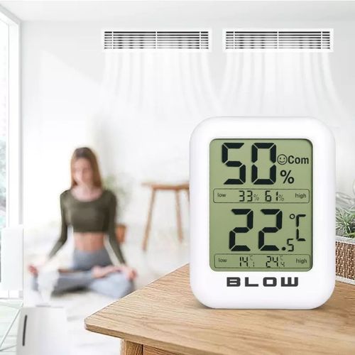 2x TERMOMETR MINI STACJA POGODOWA POGODY HIGROMETR ZESTAW MAGNES na Arena.pl