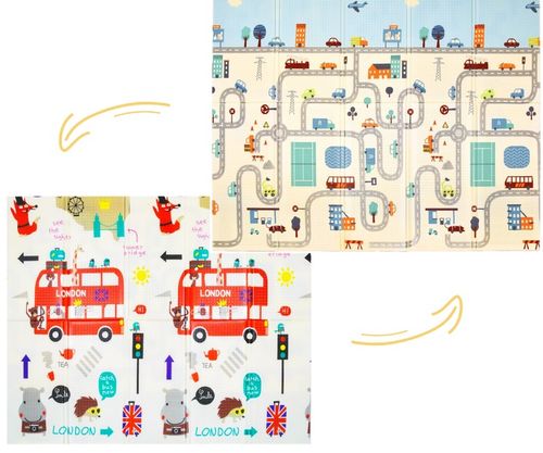 MATA PIANKOWA XPE SKŁADANA EDUKACYJNA 150X180 CM na Arena.pl