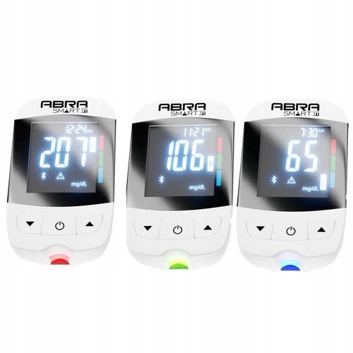 GLUKOMETR DIAGNOSTIC ABRA BEZKODOWY WIECZYSTA GWA aplikacja BT pomiar na Arena.pl