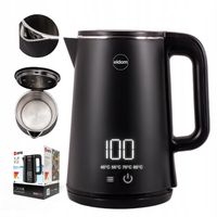 Czajnik bezprzewodowy z regulacją temperatury C515 czarny 2000W 5