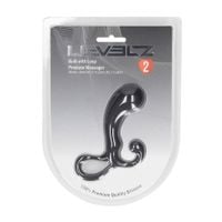 masażer prostaty silikonowy levelz s czarny 11 cm