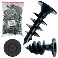 Kołki do FOLII KUBEŁKOWEJ FUNDAMENTOWEJ wkręty dybel do styropianu 50 szt