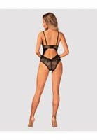 Obsessive Olvidia czarne body seksowne koronkowe XS/S