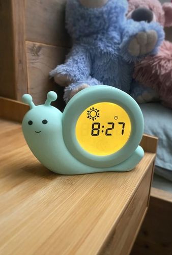 ALECTO ŚLIMAK TRENER SNU 2w1 BUDZIK LAMPKA NOCNA 8524 na Arena.pl