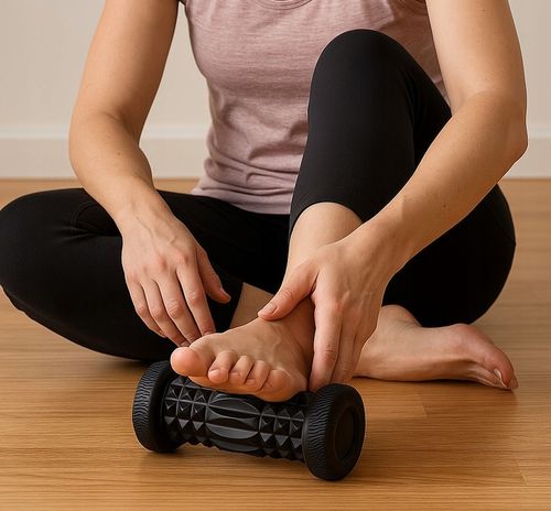 Wałek do masażu stóp z wypustkami Roller z kolcami masażer ciała Rolka 16x8 na Arena.pl