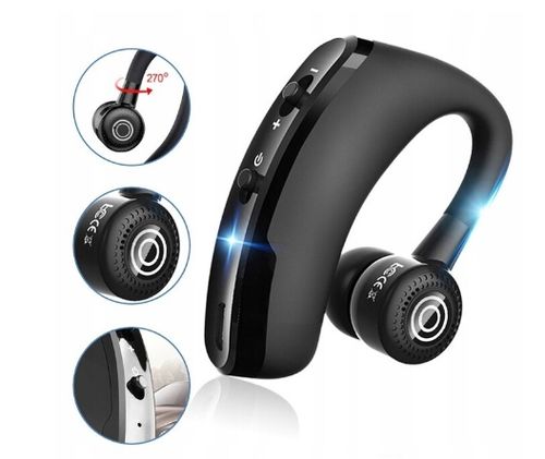 ZESTAW SŁUCHAWKOWY BLUETOOTH SŁUCHAWKA BEZPRZEWODOWA DO UCHA ŁADOWANIE USB na Arena.pl