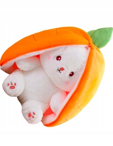 MASKOTKA PLUSZAK KRÓLIK MARCHEWKA 25CM na Arena.pl