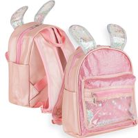 Plecak przedszkolny jednokomorowy Happy Hippo dziewczynki Odcienie różu