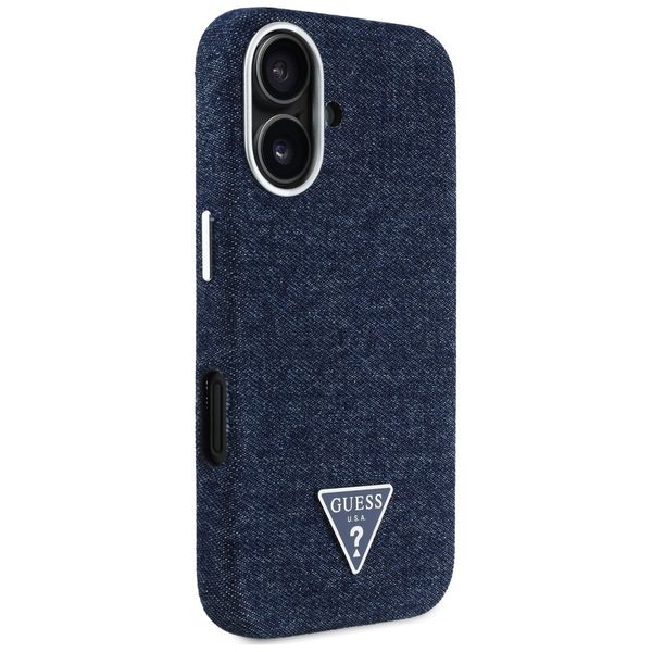Etui Guess do iPhone 16, Niebieski, MagSafe zdjęcie 4