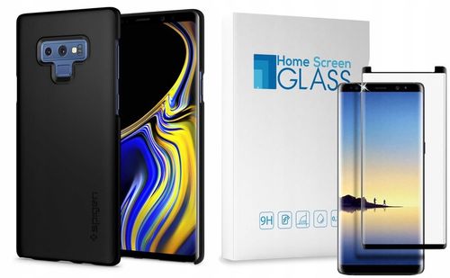ETUI GALAXY NOTE 9 SPIGEN THIN FIT CASE + SZKŁO 3D na Arena.pl