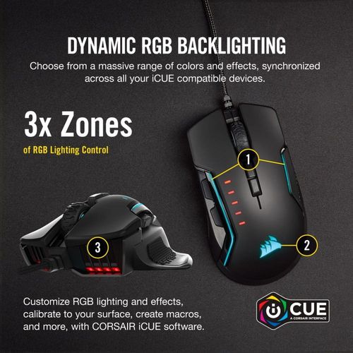 Corsair Mysz GLAIVE RGB PRO (EU) na Arena.pl