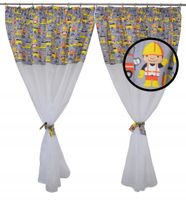 FIRANKA DZIECIĘCA Bob budowa koparka 300x160