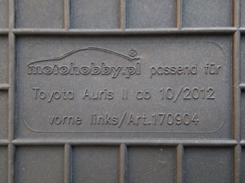 Toyota Corolla X E14 / E15 DYWANIKI GUMOWE STOPERY zdjęcie 2