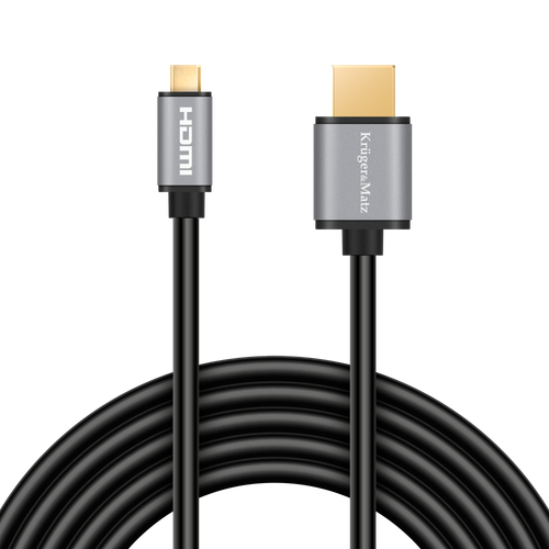 Kabel HDMI Kruger&Matz Basic 2.0 180 cm 4K 60 Hz HDR na Arena.pl