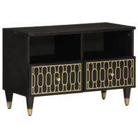 Szafka pod telewizor, 70x33x46 cm, lite drewno mango