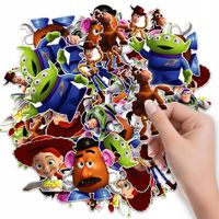 NAKLEJKI ETYKIETY NA ZESZYT NALEPKA Z POSTACIAMI TOY STORY WZORY 6 SZT