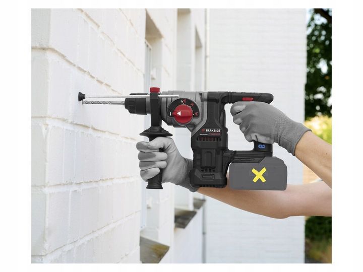 PARKSIDE PERFORMANCE Młotowiertarka Młot 20V PKHAP 20-Li C3 17 + zdjęcie 14