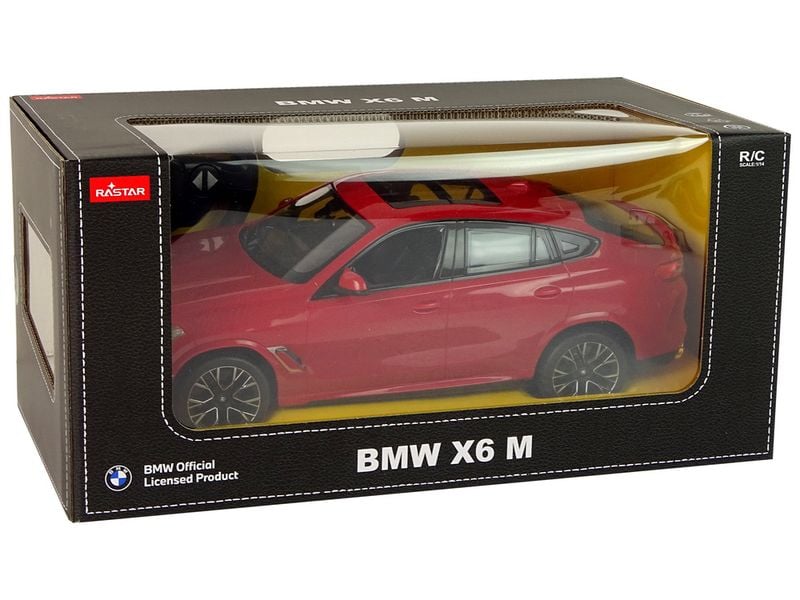 Auto R/C Bmw X6 M 1:14 Rastar Czerwone zdjęcie 8