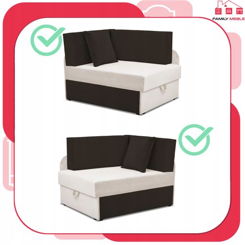 Narożnik dziecięcy Denis Duo rozkładany pojemnik łóżko dzieci materac kubuś na Arena.pl