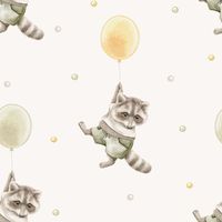 Tapeta Żółty Balonik W64 250 cm płótno