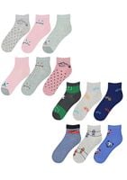 SKARPETY DZIECIĘCE SB132 BAWEŁNIANE 27-30 wzór - dziewczynka