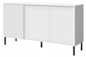 Nowoczesna Komoda Biała 145 cm ZUZIA JR - 2 Kolory