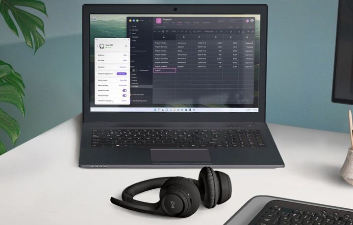 Słuchawki LOGITECH Zone 300 Czarny zdjęcie 4