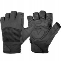 2X HELIKON Rękawice Taktyczne HALF FINGER MK2 Czarne