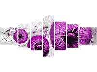 70CM 160CM ZEGAR 7 ELEME FIOLETOWE DMUCHAWCE 2 DRUK OBRAZ