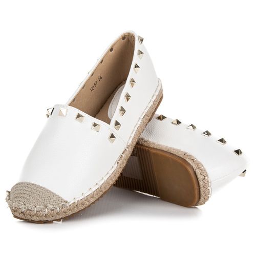 Wsuwane białe espadryle r.36 na Arena.pl